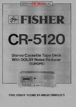 Fisher-CR5120-tape-sm维修电路原理图.pdf