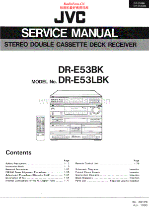 JVC-DRE53LBK-cs-sm 维修电路原理图.pdf