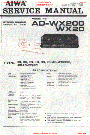 Aiwa-ADWX200-tape-sm维修电路原理图.pdf