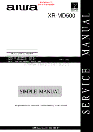 Aiwa-XRMD500-cs-sm维修电路原理图.pdf
