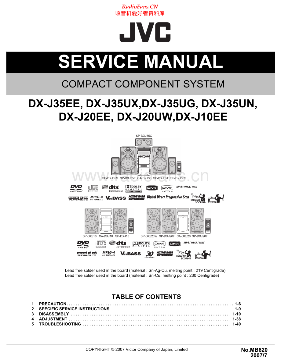 JVC-DXJ10-cs-sm 维修电路原理图.pdf_第1页