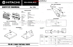 Hitachi-KH434H-pr-sm 维修电路原理图.pdf