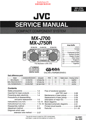 JVC-MXJ750R-cs-sm 维修电路原理图.pdf