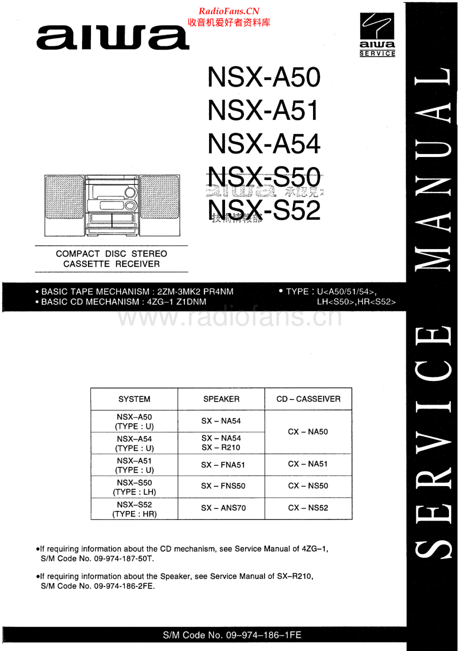 Aiwa-NSXA50-cs-sm维修电路原理图.pdf_第1页
