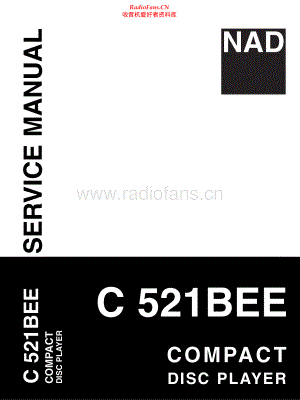 NAD-C521BEE-cd-sm 维修电路原理图.pdf