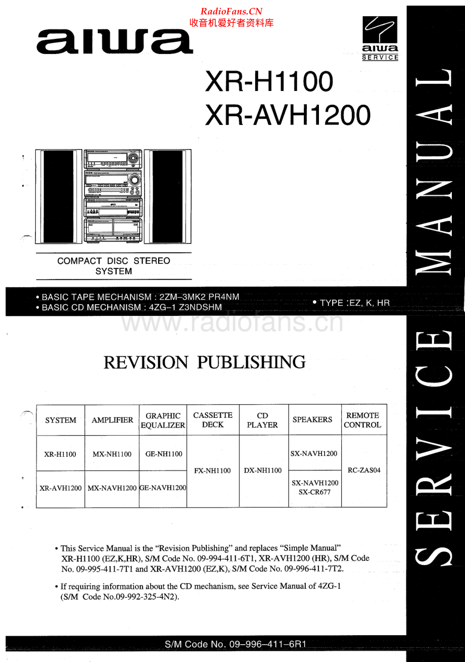 Aiwa-XRAVH1200-cs-sm维修电路原理图.pdf_第1页