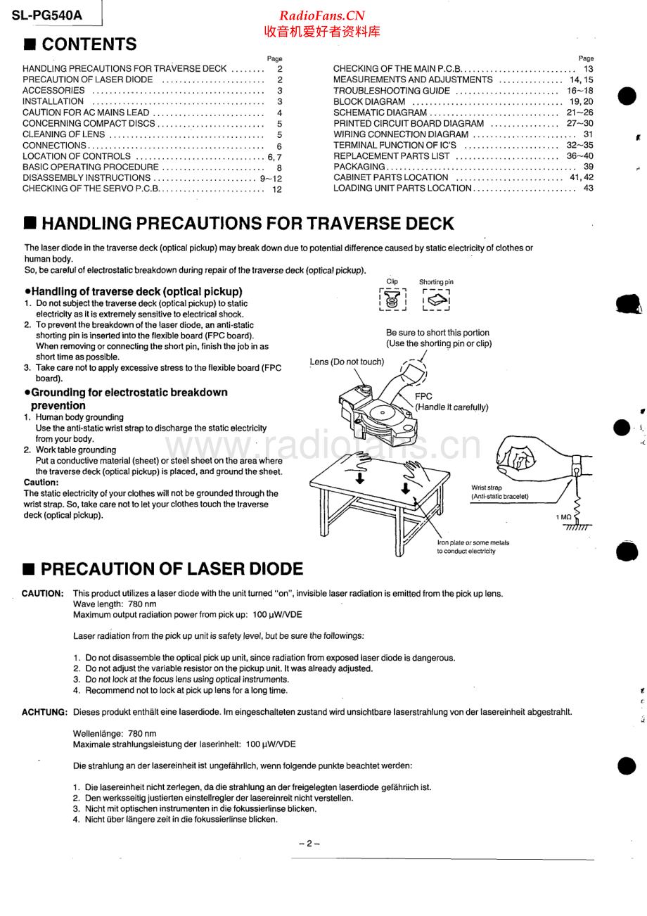 Technics-SLPG540A-cd-sm(1) 维修电路原理图.pdf_第2页