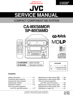 JVC-CAMXS6MDR-cs-sm 维修电路原理图.pdf