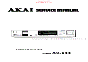 Akai-GXR99-tape-sm维修电路原理图.pdf