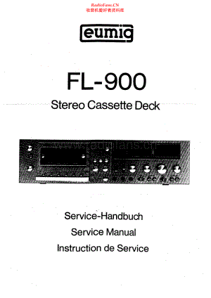 Eumig-FL900-tape-sm维修电路原理图.pdf