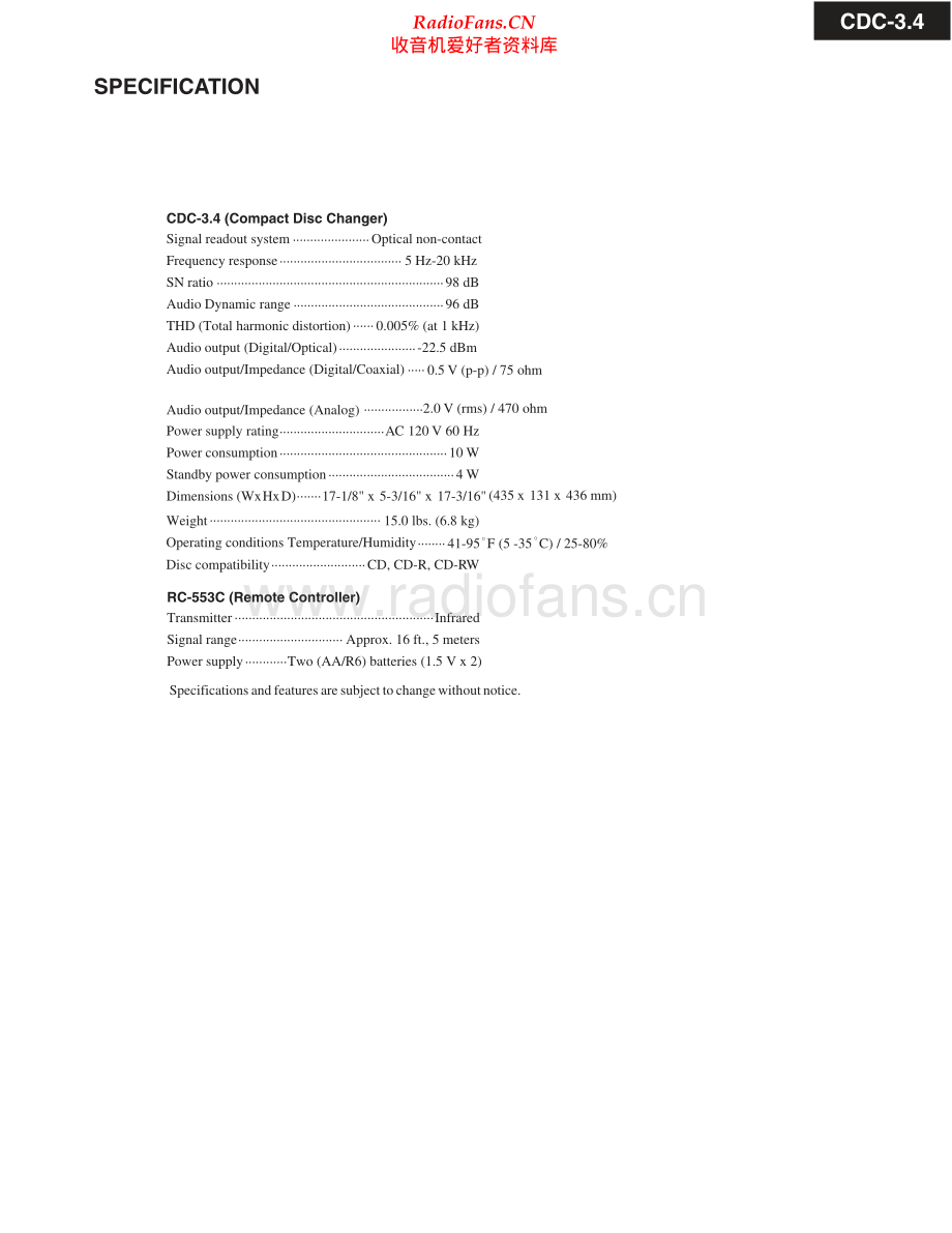 Integra-CDC3_4-cd-sm 维修电路原理图.pdf_第2页
