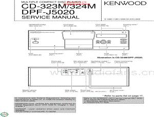 Kenwood-CD324M-cd-sm 维修电路原理图.pdf