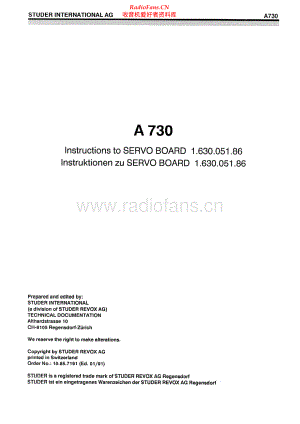 Studer-A730-cd-si3 维修电路原理图.pdf