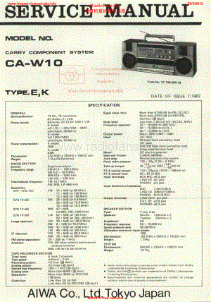 Aiwa-CAW10-cs-sm维修电路原理图.pdf