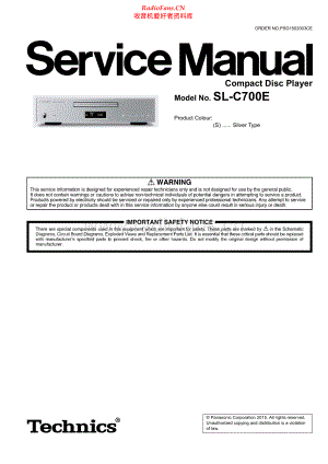 Technics-SLC700E-cd-sm 维修电路原理图.pdf