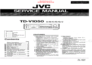 JVC-TDV1050-tape-sm 维修电路原理图.pdf