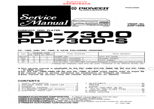 Pioneer-PD7300S-cd-sm 维修电路原理图.pdf