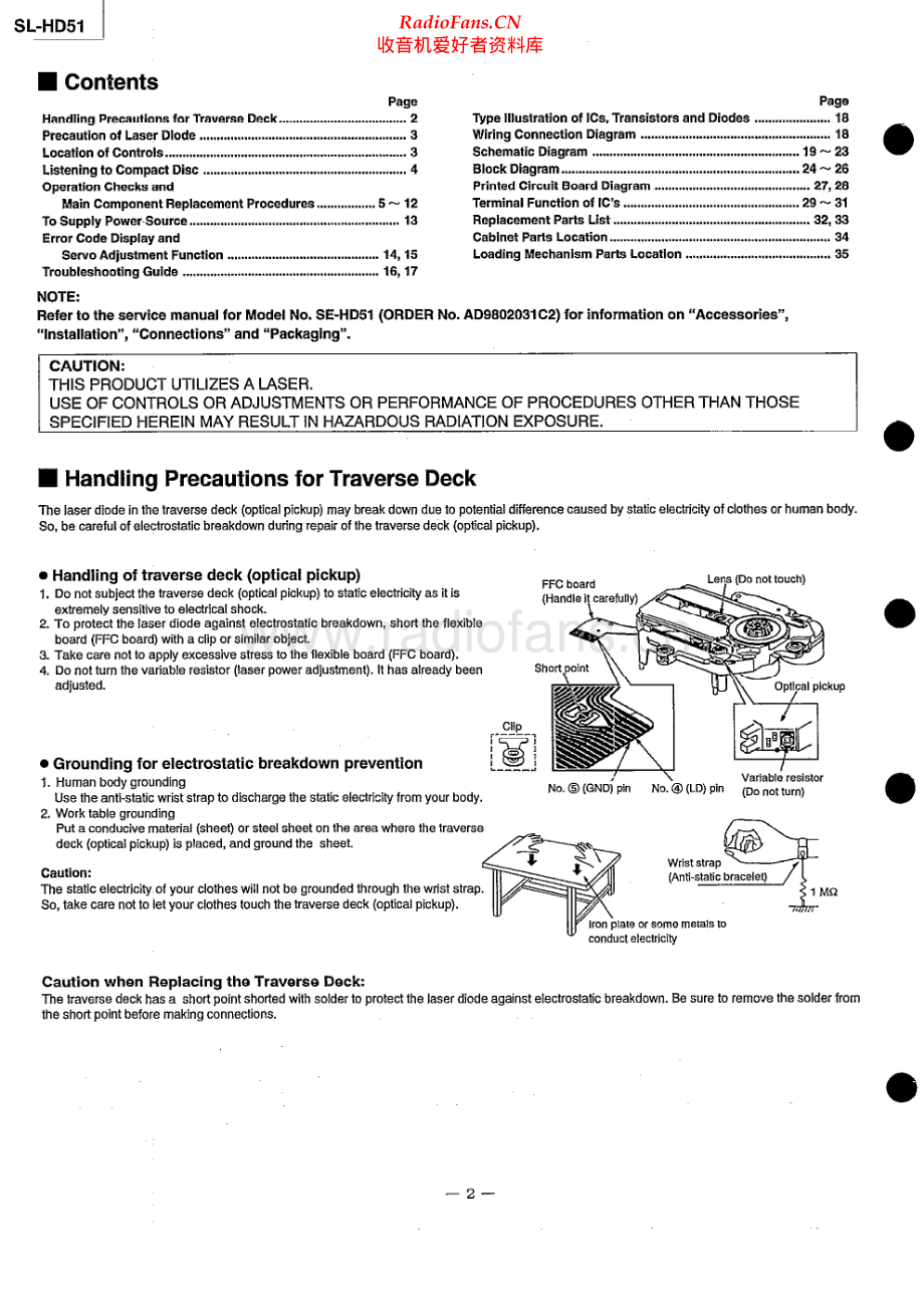 Technics-SLHD51-cd-sm 维修电路原理图.pdf_第2页