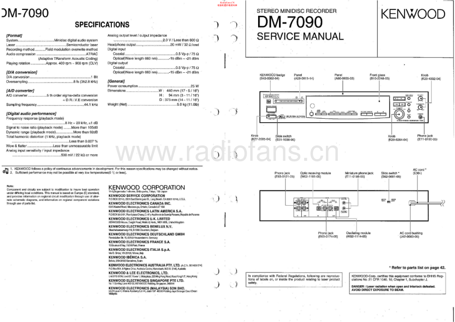 Kenwood-DM7090-md-sm 维修电路原理图.pdf_第1页