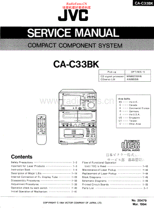 JVC-CAC33BK-cs-sm 维修电路原理图.pdf