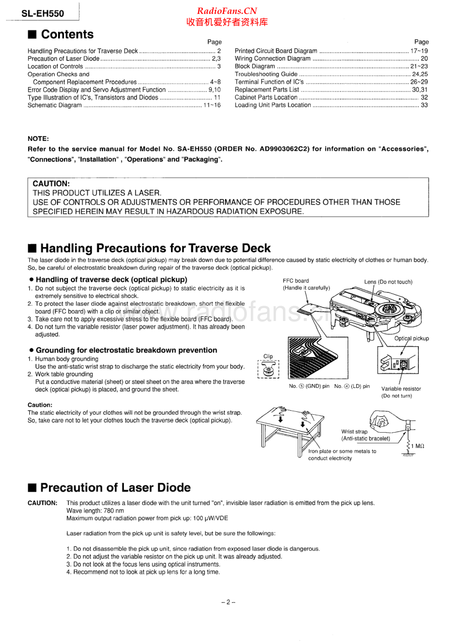 Technics-SLEH550-cd-sm 维修电路原理图.pdf_第2页