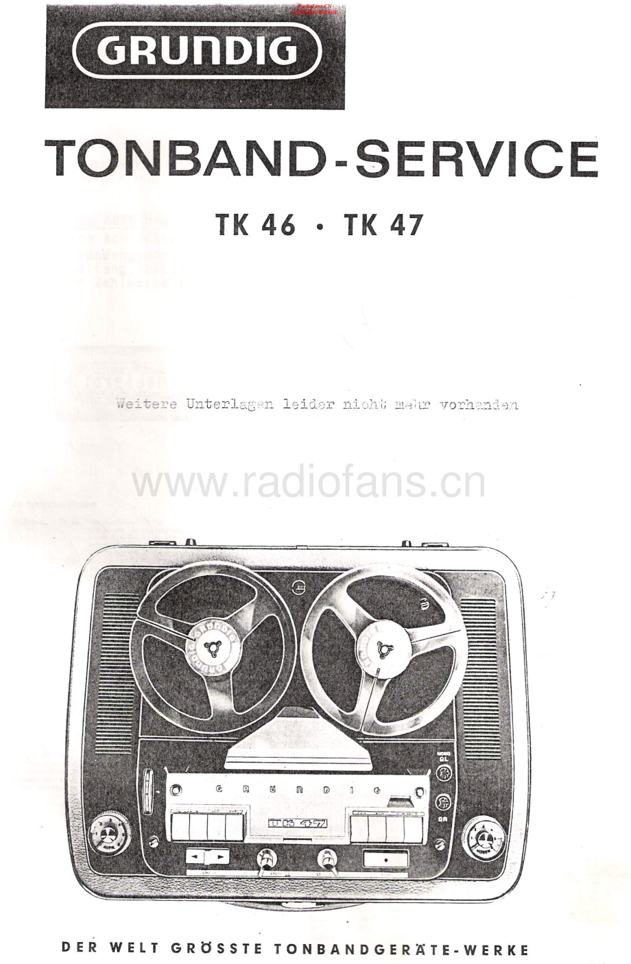 Grundig-TK47-tape-sm维修电路原理图.pdf_第1页