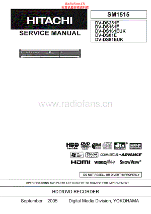 Hitachi-DVDS251-cd-sm 维修电路原理图.pdf