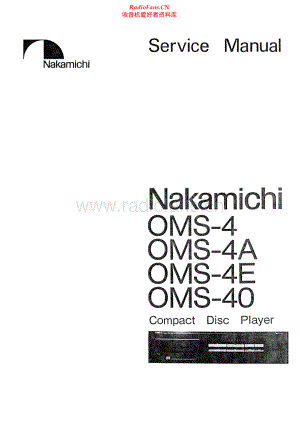 Nakamichi-OMS40-cd-sm 维修电路原理图.pdf