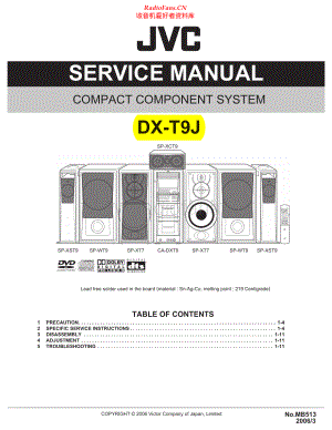 JVC-DXT9J-cs-sm 维修电路原理图.pdf
