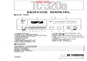 Yamaha-TC320A-tape-sm(1) 维修电路原理图.pdf