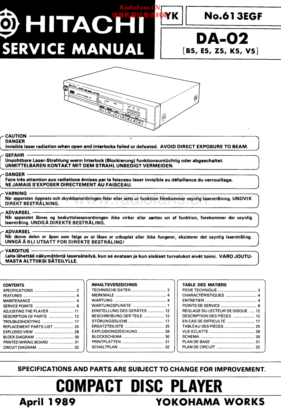 Hitachi-DA02-cd-sm 维修电路原理图.pdf_第1页