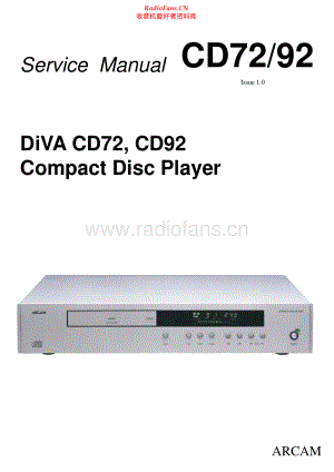 Arcam-DivaCD72-cd-sm维修电路原理图.pdf