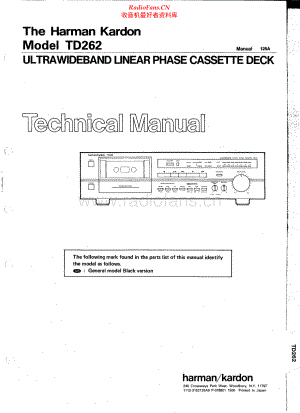 HarmanKardon-TD262-tape-sm维修电路原理图.pdf