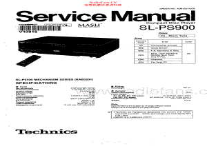 Technics-SLPS900-cd-sm(1) 维修电路原理图.pdf