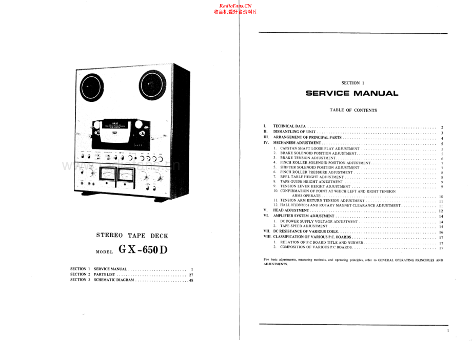 Akai-GX650D-tape-sch维修电路原理图.pdf_第2页