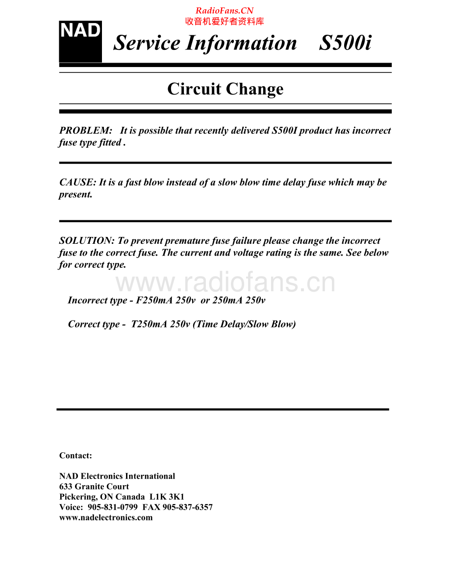 NAD-S500i-cd-si1 维修电路原理图.pdf_第1页