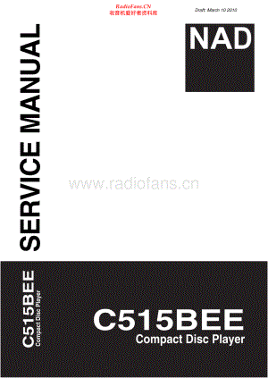 NAD-C515BEE-cd-sm 维修电路原理图.pdf