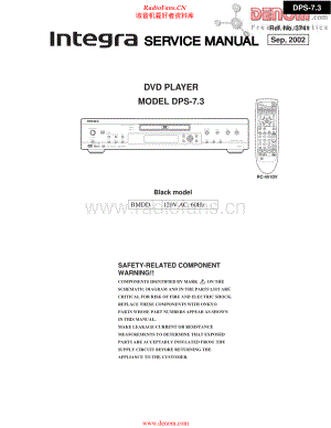 Integra-DPS7_3-cd-sm 维修电路原理图.pdf