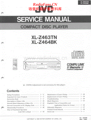 JVC-XLZ464BK-cd-sm 维修电路原理图.pdf