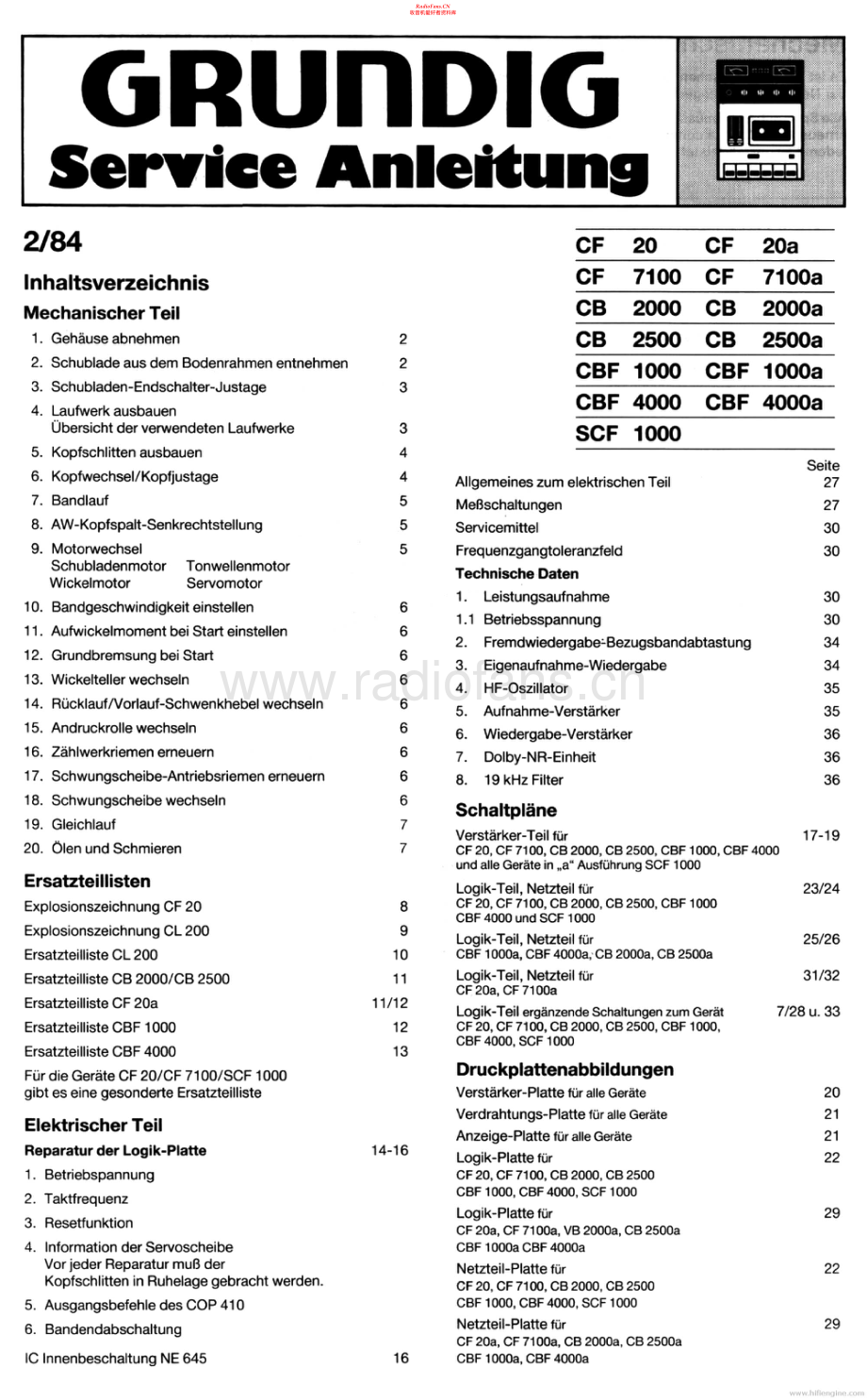 Grundig-SCF1000-tape-sm维修电路原理图.pdf_第1页