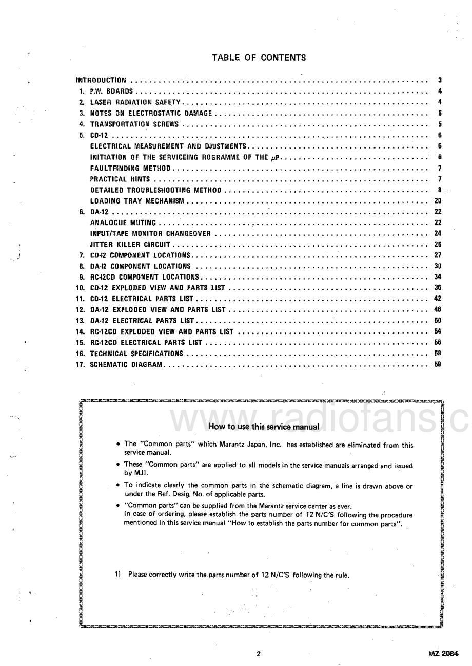 Marantz-CD12-cd-sm 维修电路原理图.pdf_第3页
