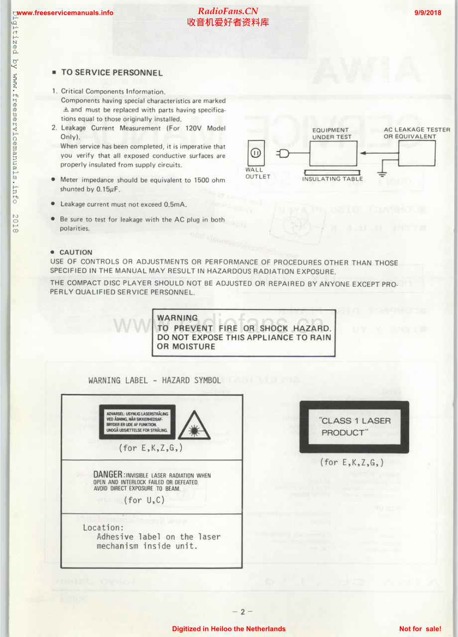 Aiwa-DX700-cd-sm维修电路原理图.pdf_第2页