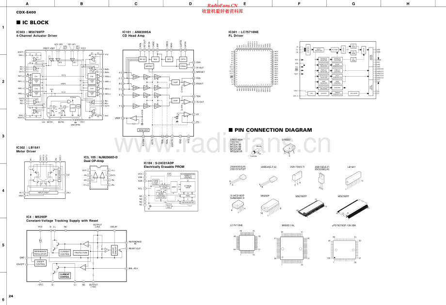 Yamaha-CDXE400-cs-sch 维修电路原理图.pdf_第1页