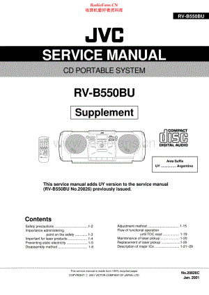 JVC-RVB550-cs-sup 维修电路原理图.pdf
