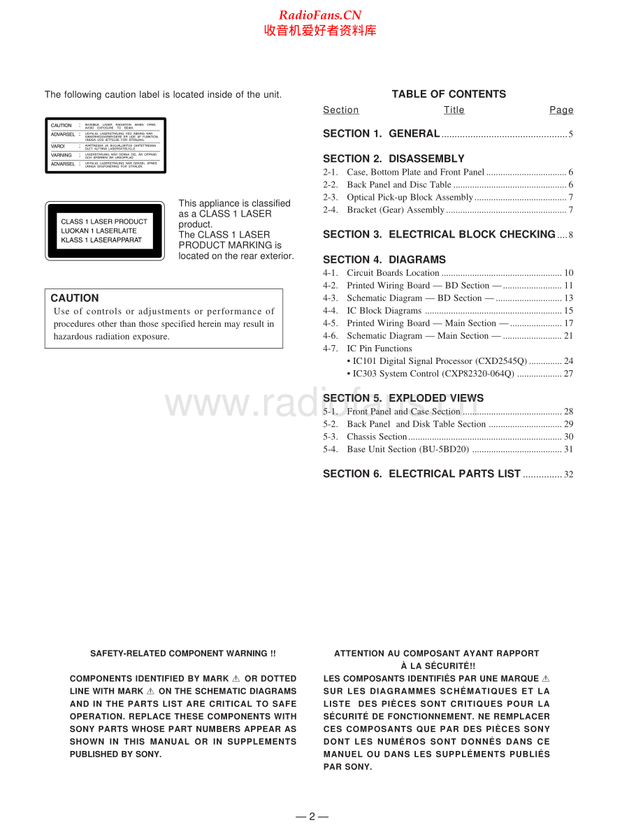 Sony-CDPCE405-cd-sm 维修电路原理图.pdf_第2页