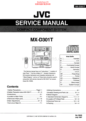 JVC-MXD301T-cs-sm 维修电路原理图.pdf