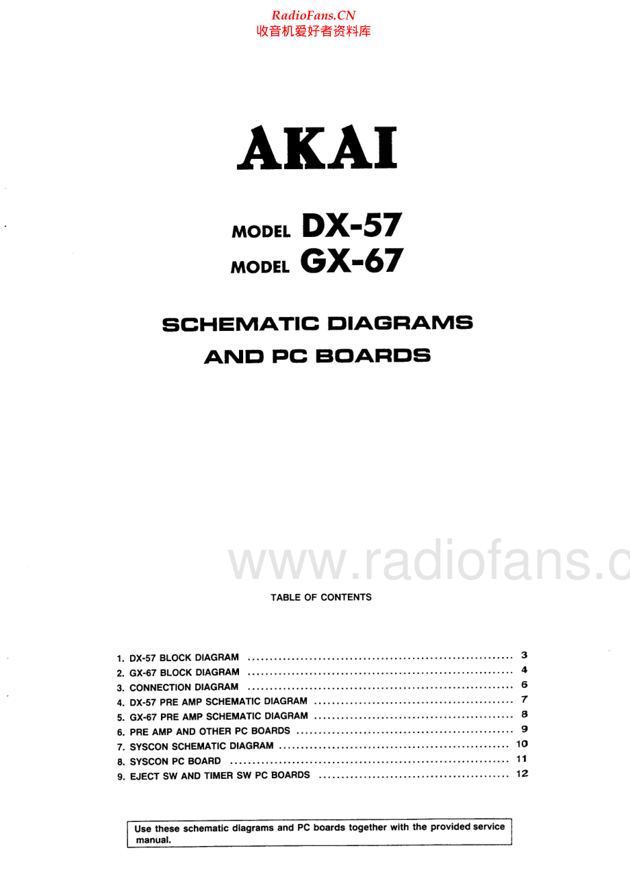 Akai-GX67-tape-sch维修电路原理图.pdf_第1页