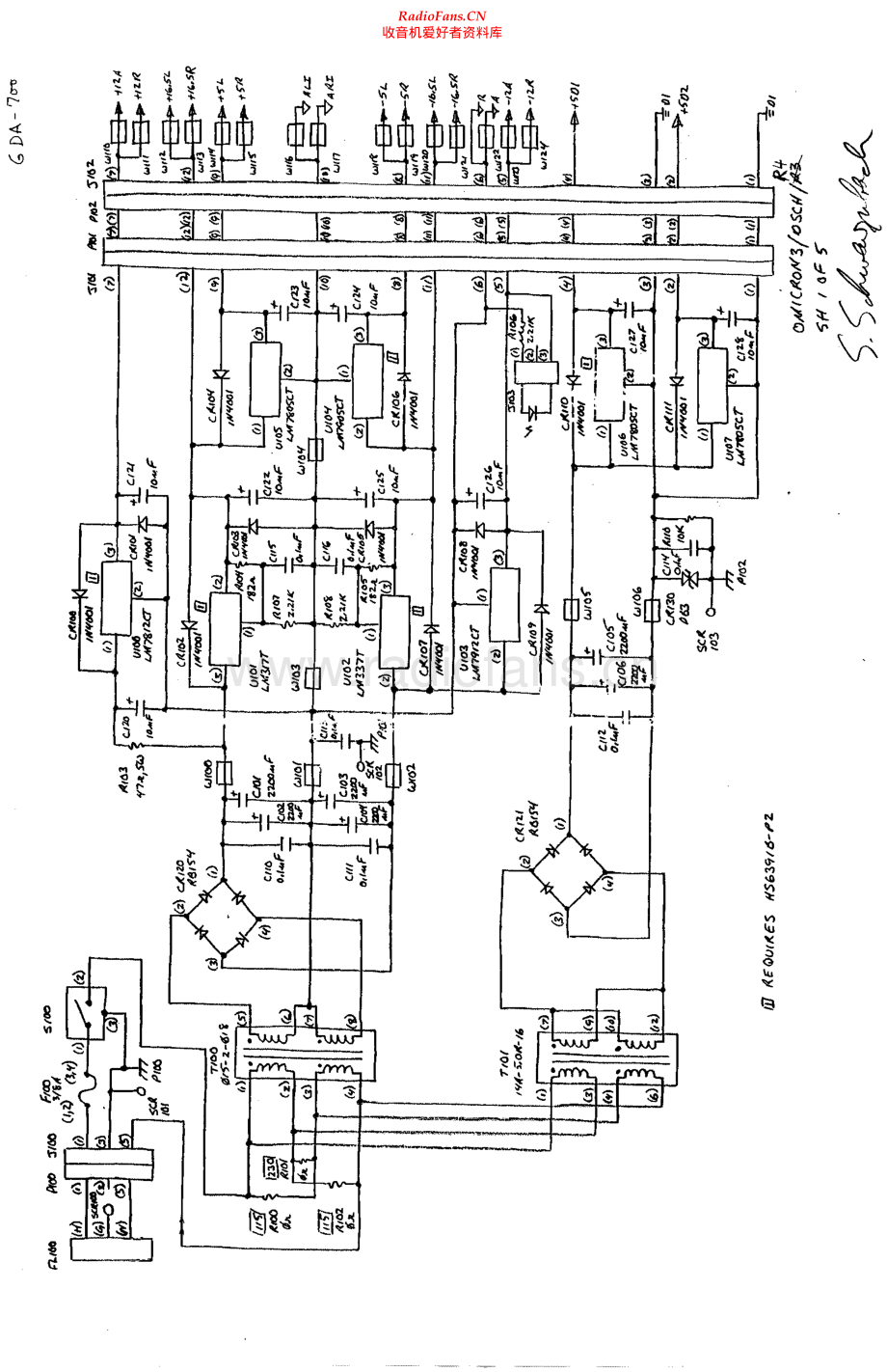 Adcom-GDA700-dac-sch维修电路原理图.pdf_第1页