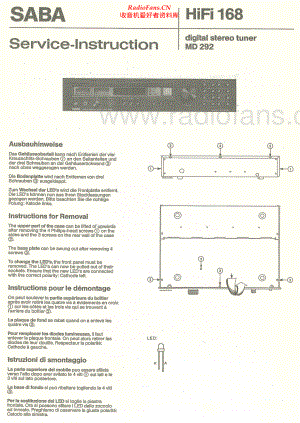 Saba-MD292-tun-sm 维修电路原理图.pdf
