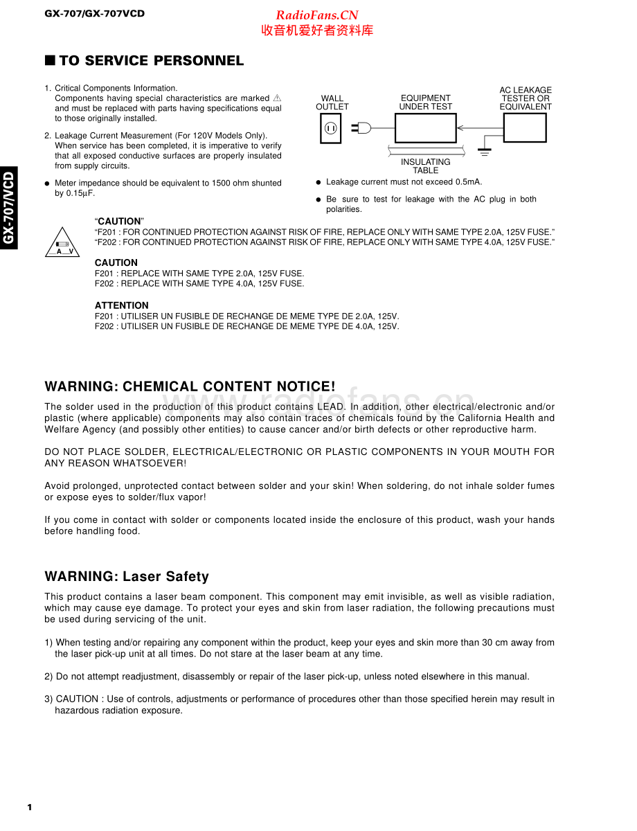 Yamaha-GX707VCD-cs-sm 维修电路原理图.pdf_第2页